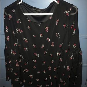 Long sleeve dressy blouse